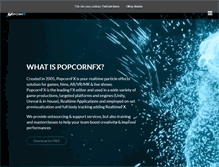 Tablet Screenshot of popcornfx.com